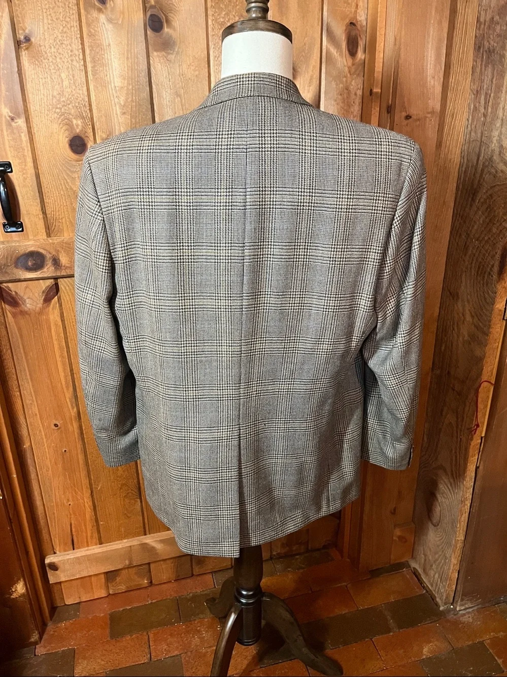 Lauren Ralph Lauren 44R 100% lambswool plaid blazer 3254